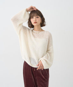 earth music&ecology ふんわりシアープルオーバー