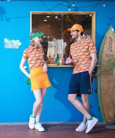 FILA GOLF／marie claire 【Loudmouth】柄ポロシャツ