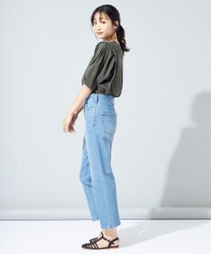 SHARE PARK LADIES センタープレスストレートデニム