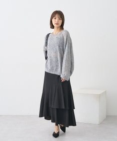 earth music&ecology ふんわりシアープルオーバー