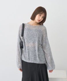 earth music&ecology ふんわりシアープルオーバー