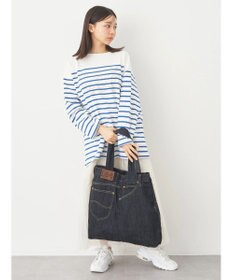 earth music&ecology Ｌｅｅ×ｅ．ｍ．ａ．ｅ　ＢＯＲＤＥＲ　Ｌ／Ｓ　ＴＥＥ