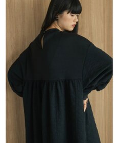 Green Parks armonia．異素材切替ワンピース