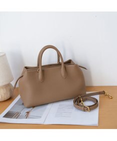 style code 【 通勤 可能】[Lyrss/リルス] 2WAY エレガント レザーハンドバッグ