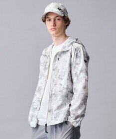 JOSEPH ABBOUD MOUNTAIN 【ストレッチ/軽量/ECO撥水/ポケッタブル】エンボスストレッチ パーカー