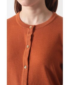 DAKS ジャカードクルーネックカーディガン