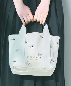 TOCCA CROWN DOTS CANVASTOTE トートバッグ
