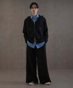 WEGO ショートダブルZIPパーカー