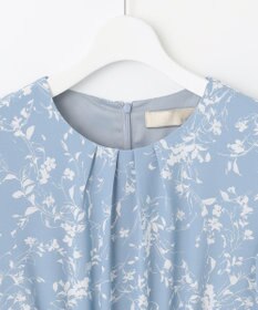 自由区 【XSサイズ～/洗える】グラデーションフラワープリント ワンピース