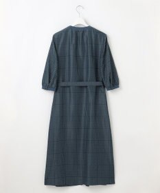 J.PRESS LADIES L 【洗える】ブロックドットプリント ワンピース