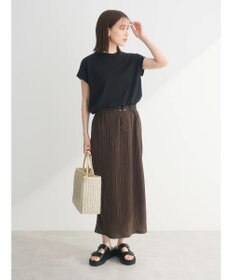 Green Parks プリーツドッキングフレンチワンピース