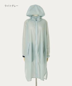 MOONBAT POLO RALPH LAUREN(ポロ ラルフローレン) ポロポニー レインコート ライトウェイト レインポンチョ  無地 フード 収納袋 レディース