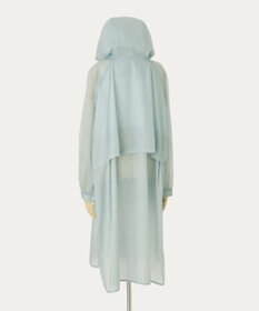 MOONBAT POLO RALPH LAUREN(ポロ ラルフローレン) ポロポニー レインコート ライトウェイト レインポンチョ  無地 フード 収納袋 レディース