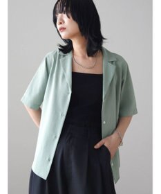 Green Parks 接触冷感　開襟シャツ