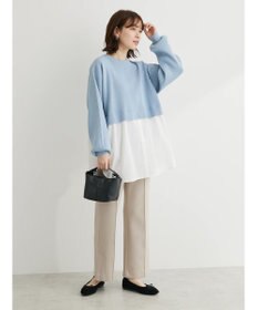 Green Parks リブニットドッキングチュニック