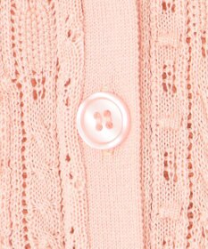 Feroux 【ご好評につき今季も登場！・洗える】透かし編み カーディガン