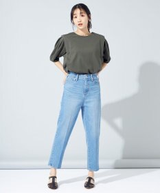 SHARE PARK LADIES センタープレスストレートデニム