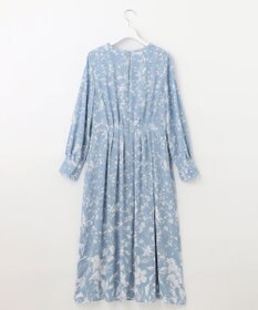 自由区 【XSサイズ～/洗える】グラデーションフラワープリント ワンピース