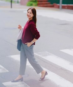 Tiaclasse 【洗える】テーパードパンツ