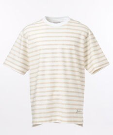 JOSEPH ABBOUD MOUNTAIN 【SPACE】OGリネンボーダー Tシャツ