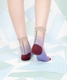 COQ しまうま シアーストライプソックス