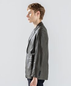 JOSEPH HOMME 新素材【シャツ感覚で羽織れる軽さ】シュリンクエアレザー　ジャケット