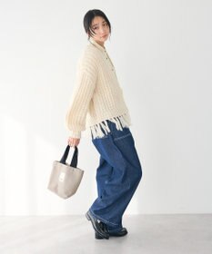 CRAFT STANDARD BOUTIQUE 洗える/フリンジニットカーディガン