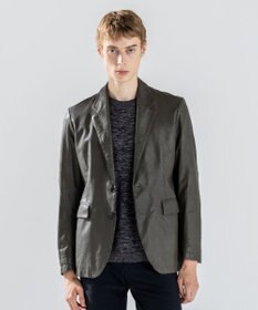 JOSEPH HOMME 新素材【シャツ感覚で羽織れる軽さ】シュリンクエアレザー　ジャケット