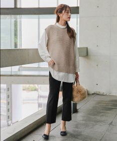 Tiaclasse 【洗える】テーパードパンツ