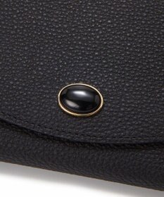 TOPKAPI 【TOPKAPI】gemdrops ジェムドロップ ミニエンボスレザー 天然石 二つ折り 財布