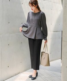 Tiaclasse 【洗える】テーパードパンツ