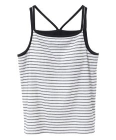 AMERICAN HOLIC カップ付き　バッククロスボーダーキャミソール