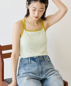 AMERICAN HOLIC カップ付き　バッククロスボーダーキャミソール