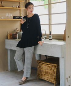 Tiaclasse 【洗える】テーパードパンツ