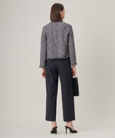 ICB L 【ドラマ「続・続・最後から二番目の恋」着用】 デニムライクツィード ニットジャケット