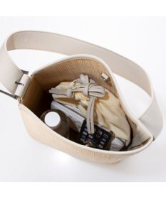 UNBILLION カシュカシュ cachecache / 雑材風アシンメトリートート