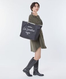 LeSportsac LARGE 2 WAY TOTE/2ウェイサンダー/アイボリードッツ