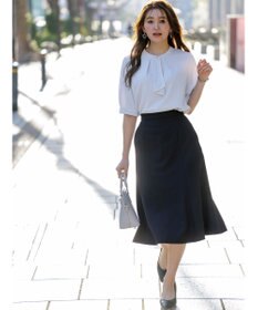 ANY SIS 【UVカット・接触冷感・吸水速乾】スマートビューティストレッチ  フレアスカート