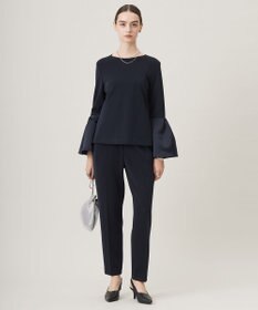 ICB L 【洗える】ミリオーネダンボールニットブラウス