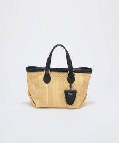 TOPKAPI 【Breath TOPKAPI】サングラスホルダー付き レザーコンビ カゴバッグ M