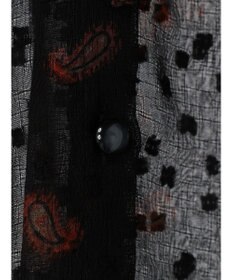 AMERICAN HOLIC ドビーシフォンフリルブラウス