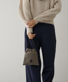 IACUCCI モノグランマ ポーチ JACQUARD/CERVO