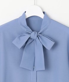 自由区 【洗える】ナチュラルタッチボウタイ ブラウス