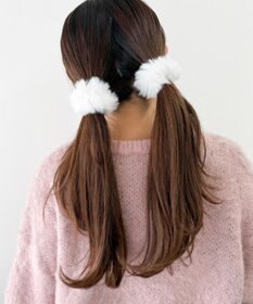 WEGO L2Pファーヘアゴム