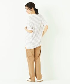 JOSEPH ABBOUD MOUNTAIN 【SPACE】OGリネンボーダー Tシャツ