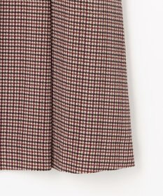 J.PRESS LADIES デシンハウンドトゥースプリント スカート