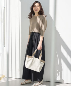 ANY L 【洗濯機可/アンチピリング/UVケア】アクリルガーターニット