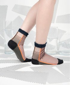 COQ しまうま シアーストライプソックス