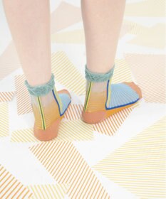 COQ しまうま シアーストライプソックス