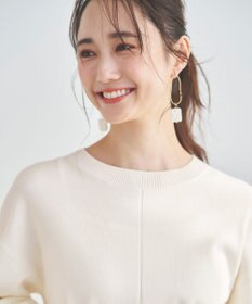 ANY SIS 【洗える】フロントライン ニット